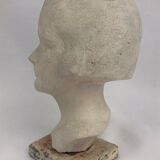 Vintage plaster head