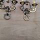 Paire d'applique bronze vintage