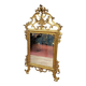 Very large Louis XV Venetian mirror in gilded wood circa 1900