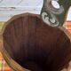 Hand-painted wooden umbrella stand