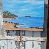 Painting on canvas Cancale