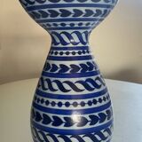Large vase "La Louve" Art studio by Ernest d'Hossche 60s