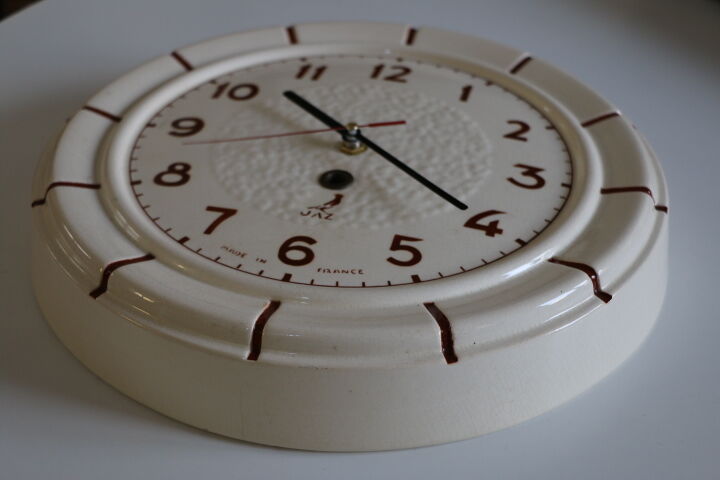Jazz ceramic wall clock
