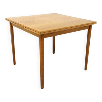 Oak "folding" dining table, Sweden, 1960