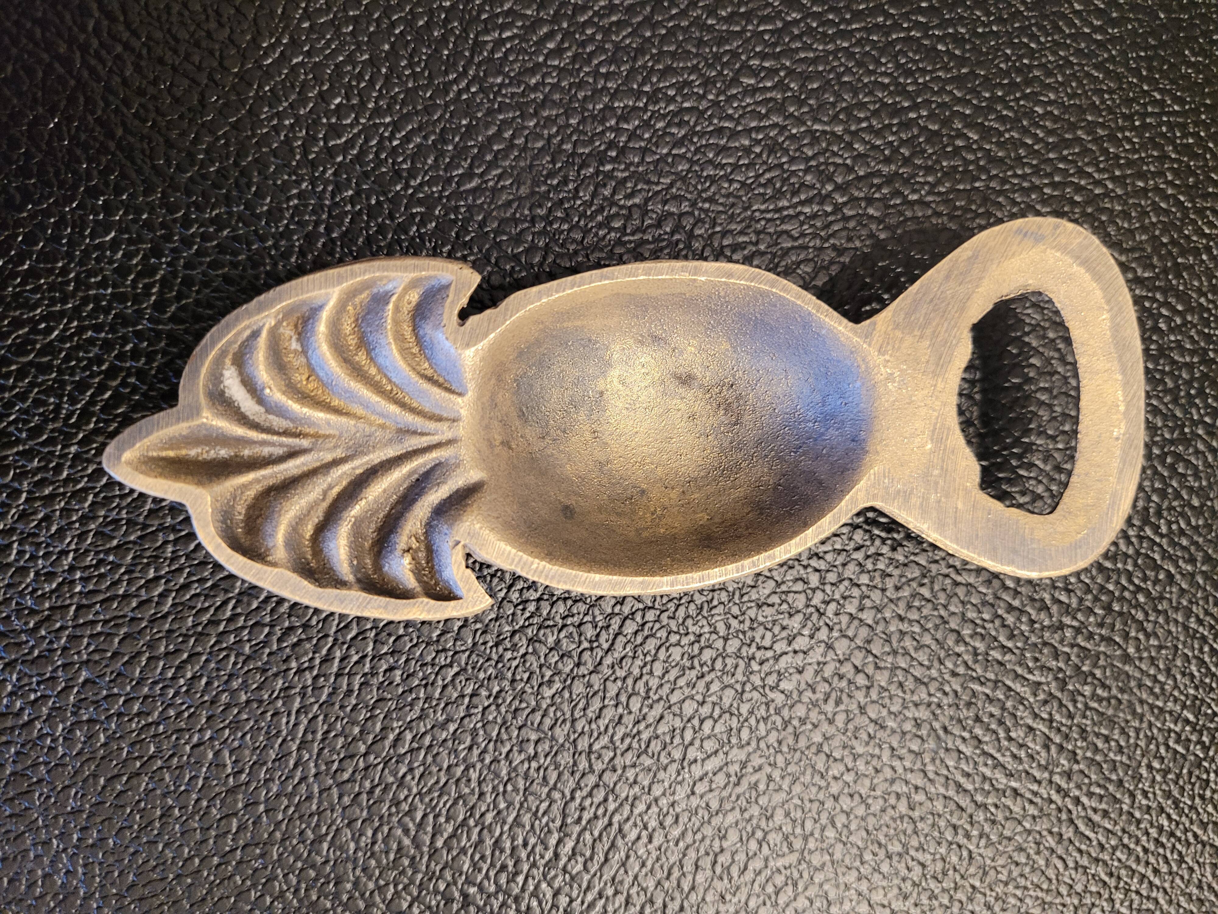 Brass pineapple bottle opener