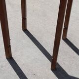 High side table in oak