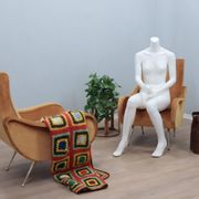 Mid century Lady style velvet armchairs 1960s