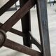 Industrial table top solid oak machine foot cast iron