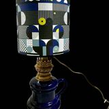 Late 19th century oil lamp upgraded to an electric lamp