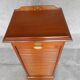 Filing cabinet with curtain and art nouveau desk