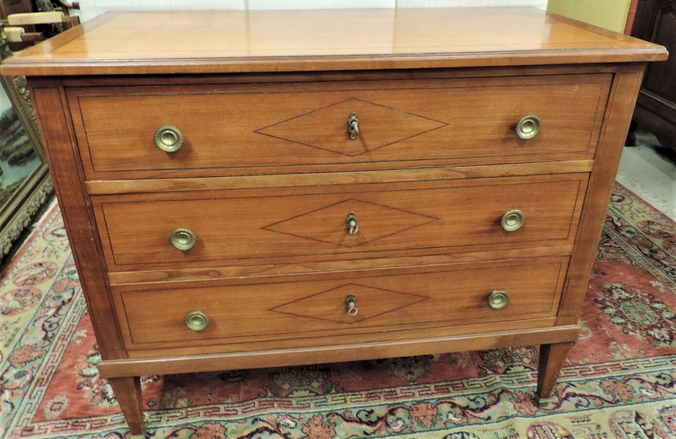 Chest of drawers cherry 1970