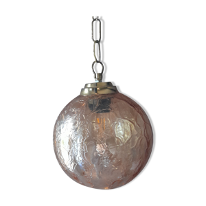 Suspension boule verre