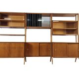 Modular wall unit, 1970s, set of 3