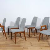 Mid-century dining chairs from schou andersen, 1970