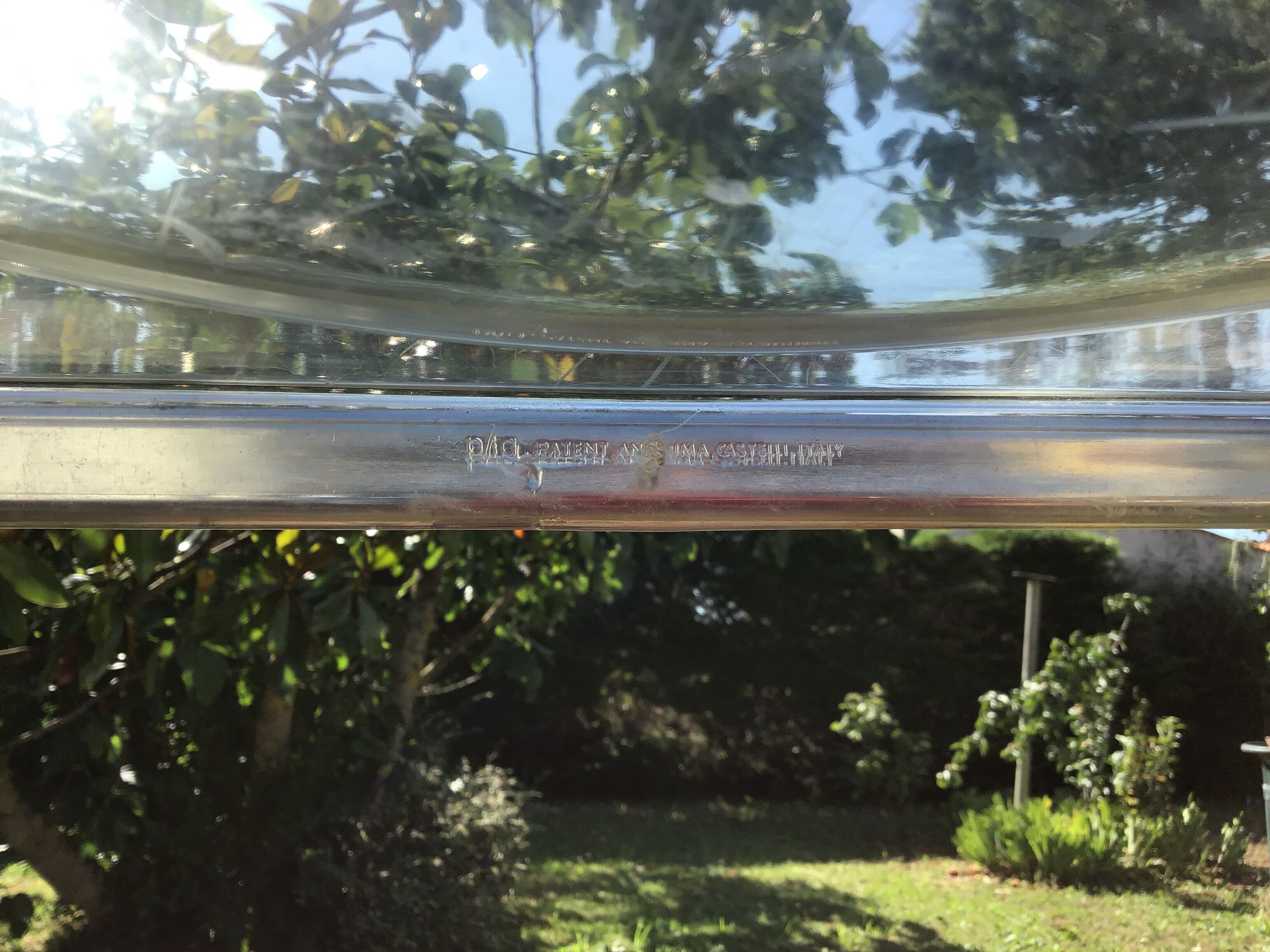 Plia chair by Giancarlo Piretti for Castelli