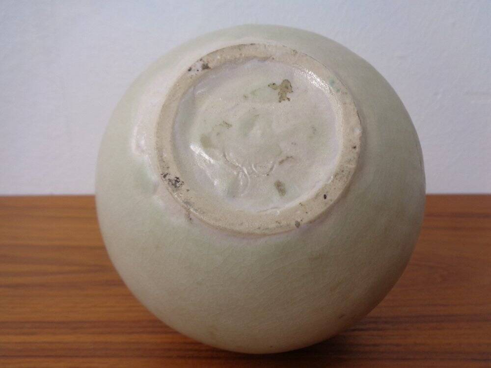 Danish minimalist studio ceramic vase, 1960s