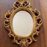 Golden rockery mirror