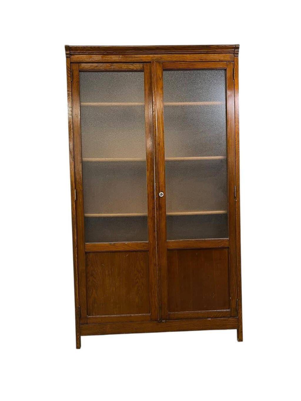 Vitrine vintage XL en bois