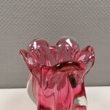 Bohemian glass vase, by Josef Hospodka for Chrisbka Glaswerke 1960s