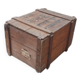 Large wooden transport crate