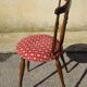 Chaises vintage, pieds compas, les 2