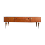 Minimalist vintage teak sideboard 1960