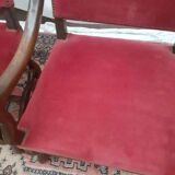 Pair of Louis III style armchairs