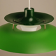 Suspension verte vintage PH5 Louis Poulsen