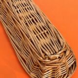 Braided wicker banneton basket
