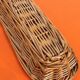 Braided wicker banneton basket