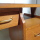 Vintage desk of the 1950s in light wood