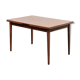Table à manger des années 1960 teck foncé extensible