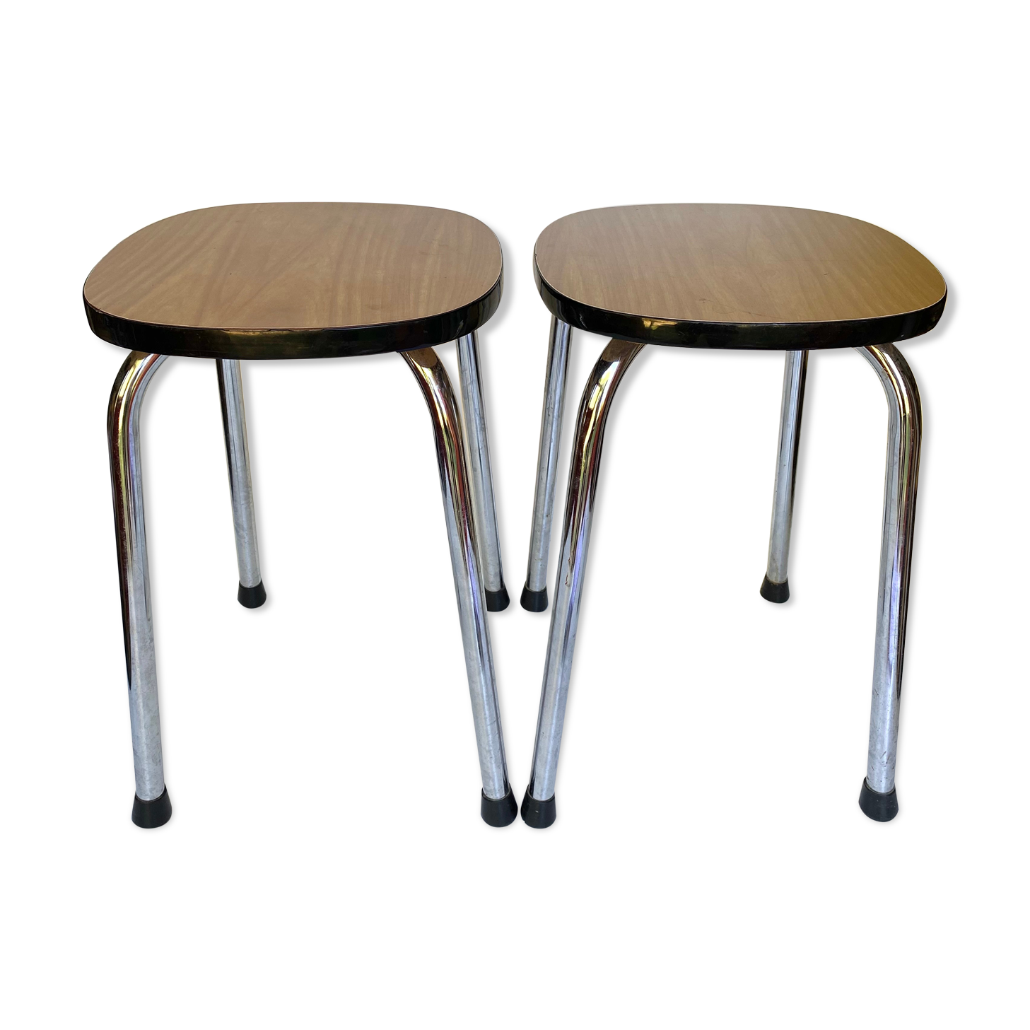 Vintage formica stools