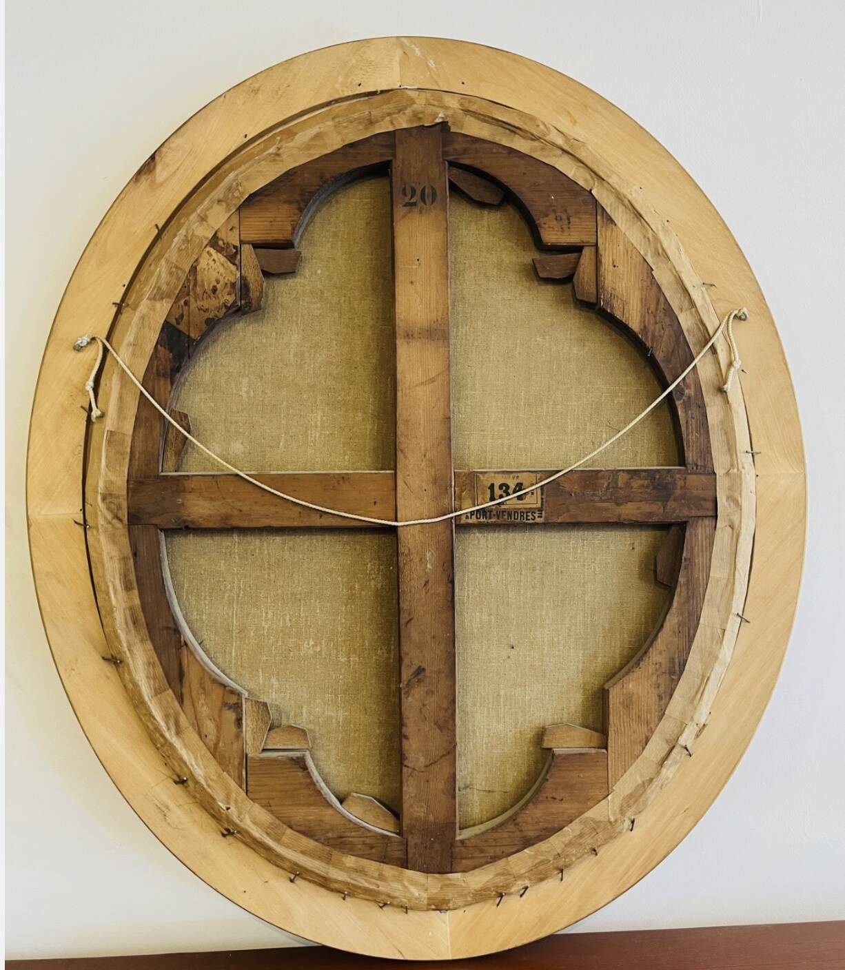 Oil painting on canvas – Portrait of a man 19th century