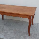 Table de ferme style Louis XV en merisier