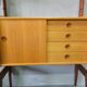 Mid-Century Modular Free-Standing Teak Wall Unit  by John Texmon for Blindheim Mobelfabrik, Norway,