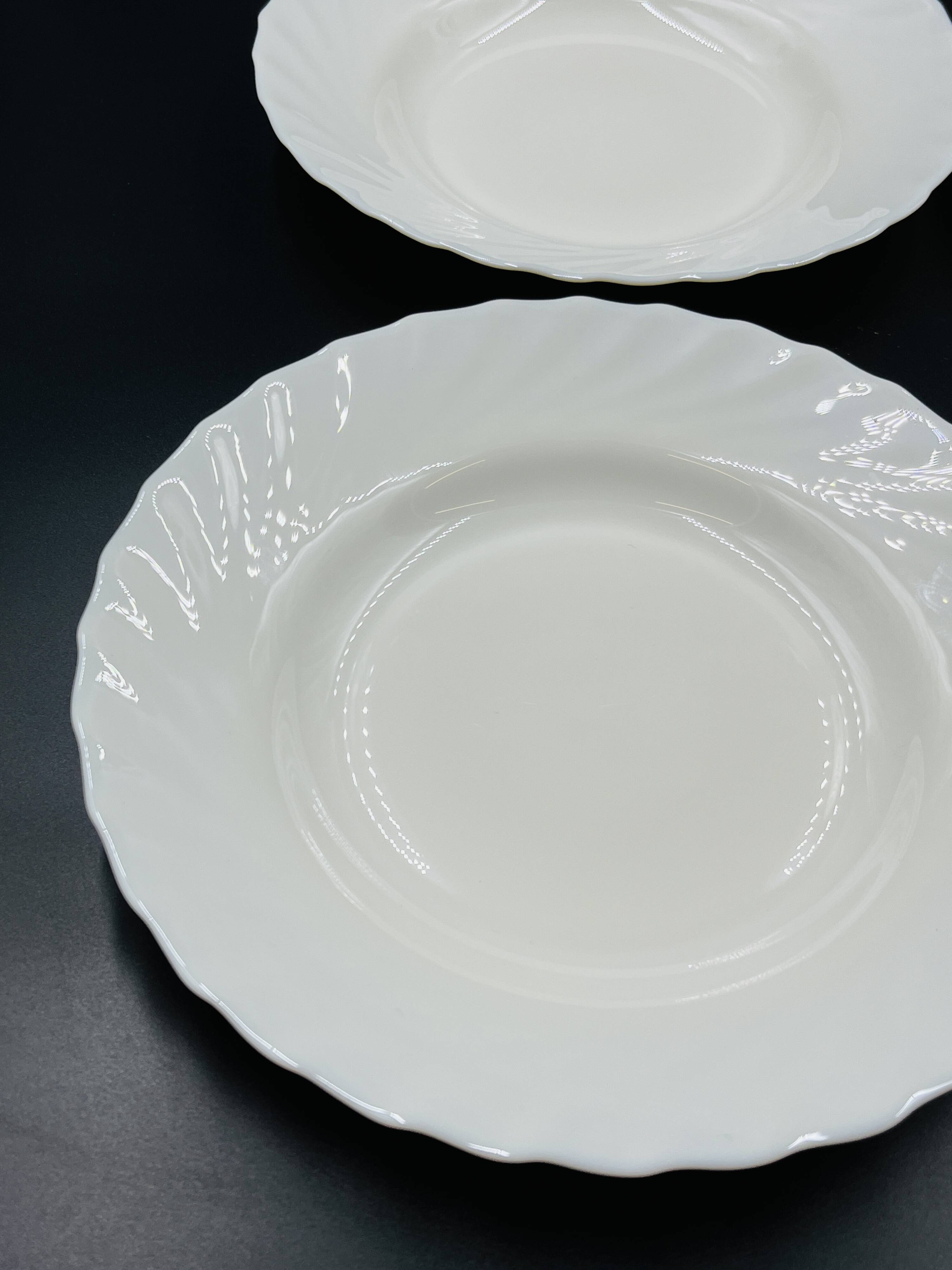 Vintage Arcopal Ivoire Trianon Service Table 18 Pieces