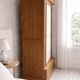 Lingerie, wardrobe, dresser from 1905 in pitch pine with a waxed finish.