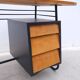 Wooden and metal desk, France 1950