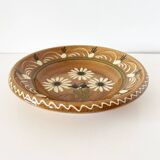 Large terracotta dish Alsace 1960