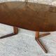 Expandable Scandinavian rosewood dining table by CJ Rosengaarden, circa 60's