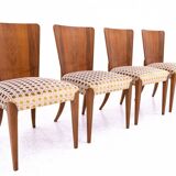 Table and set of chairs designed by J. Halabala from the 1930s, Czechoslovakia.