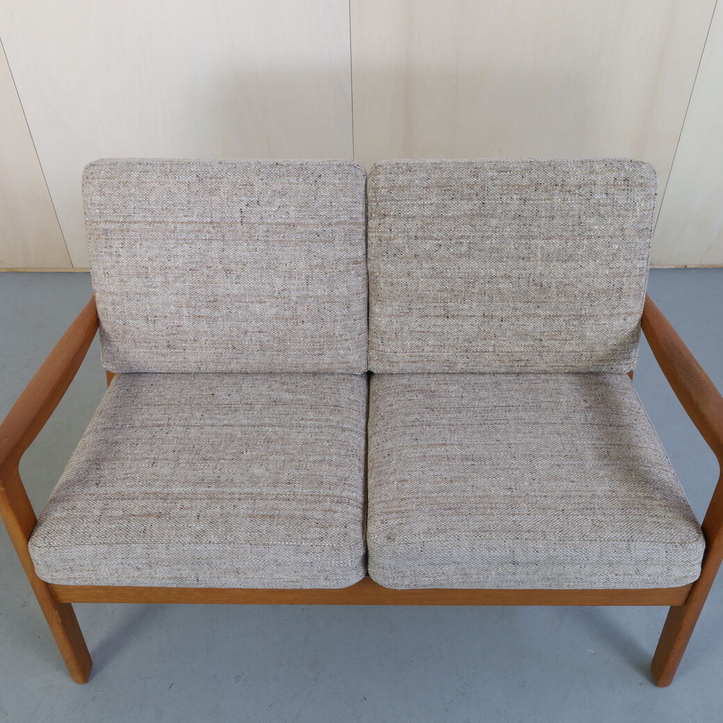 Senator sofa in teak by Ole Wancher for P. Jeppesen Møbelfabrik, 1960s