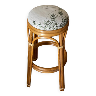 Tabouret de bar vintage en bois courbé