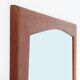 Big mid-century teak mirror / Danish modern design / 1960s