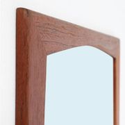 Big mid-century teak mirror / Danish modern design / 1960s