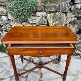 Small louis xiii style mahogany writing table, 19th century