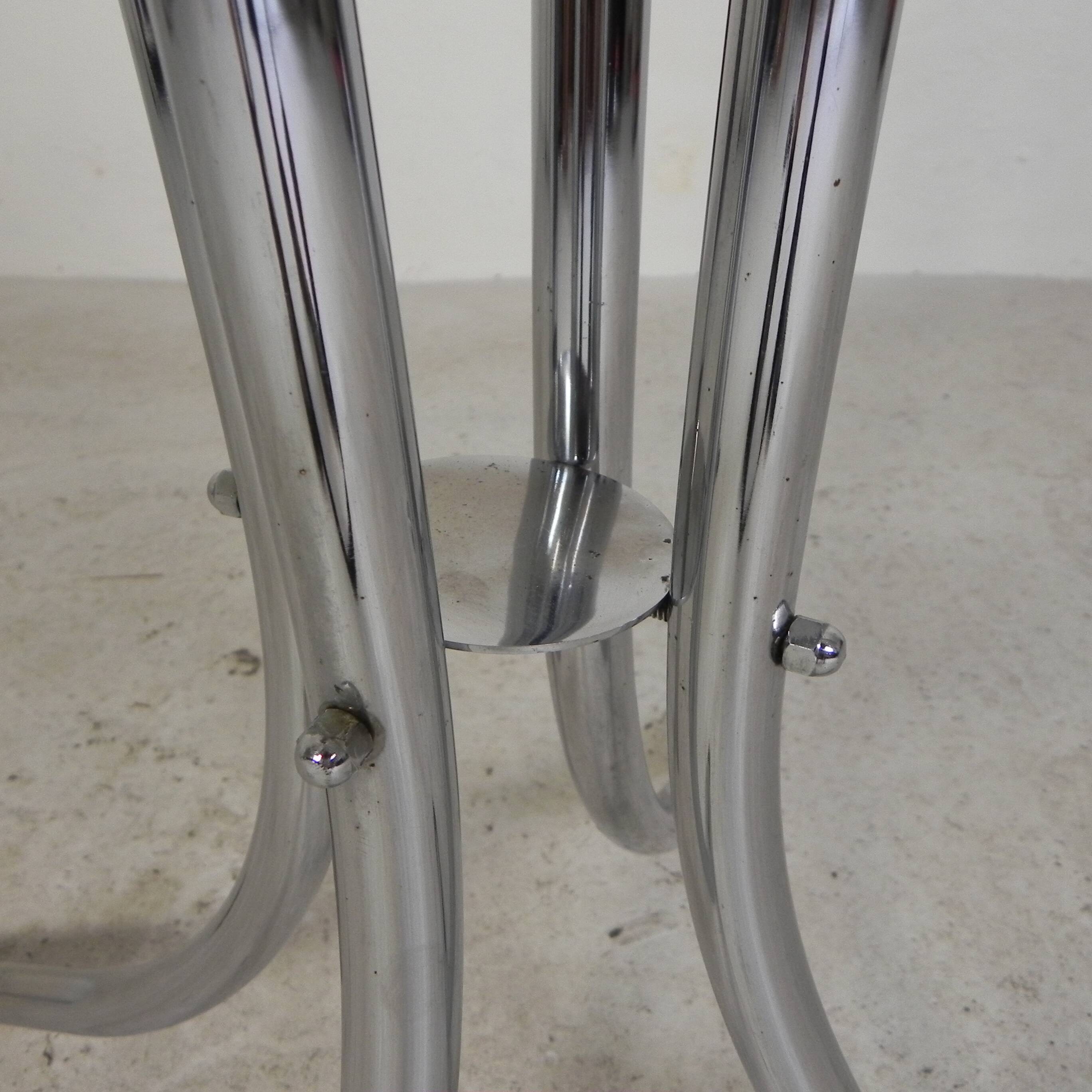 Rare chrome coat rack with colored balls, 1950s