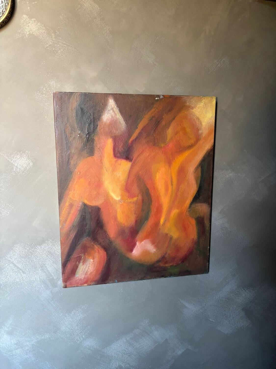 Oil on canvas female nude