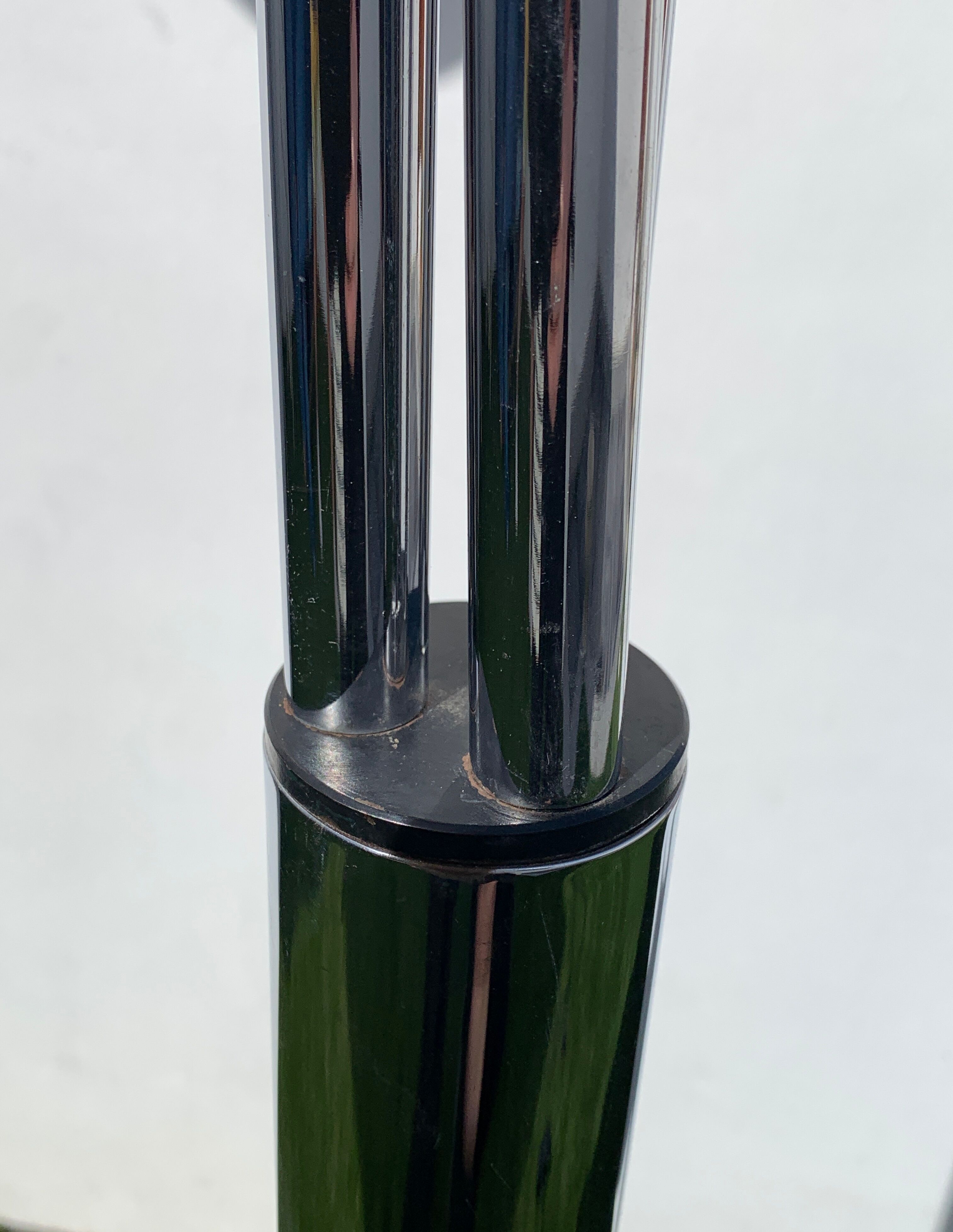 Italian lily of the valley floor lamp, design Goffredo Reggiani, 3 lights in chromed metal, 1970